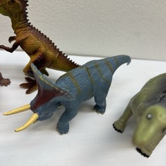 Lot Of 10Misc sizes Plastic Dinosaurs. Varies Types Excellent Vintage 2000s