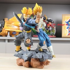 H30CM Trunks Vegeta PVC Figures Model Statue Collection Doll Toy Bixed Xmas Gift