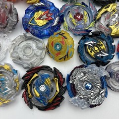 Large 90+ Piece Lot Of Beyblade Spinners, Discs, Launchers, Parts