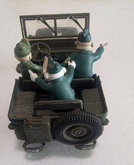 Vintage Beetle Bailey 1/32 Willys Jeep Military Vehicle