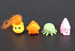 Mixed Lot of 15 Various Miniture Unisex Rubber & Plastic Toy