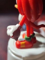 Knuckles the Echidna Sonic X Figure Collection SEGA TOYS 2003 Japan H04 1.9in