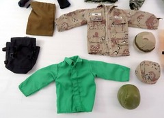 LOT GI Joe Clothing Boots Helmets BUYER GETS ALL for 12″ Joes
