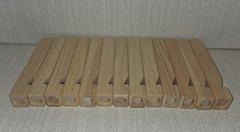 Set 13 Thomas The Tank Engine & Friends Train Wood Whistle 5″ ’98 Britt Allcroft