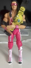 WWE Action Figure with Championship Belt, Pink and White Outfit, Boxed