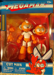 Jada Toys Mega Man Wave 1+2 Lot of 5 Cut Man Elect Man Ice Man Fire