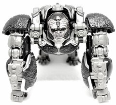 Hasbro Transformers Optimus Primal Transforming Gorilla Action Figure Black Gray