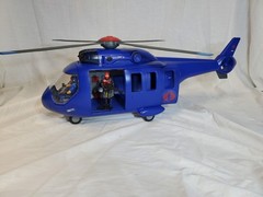 GIJOE 1/18 Scale Custom Cobra Attack Helicopter With Cobra Trooper And Vipers
