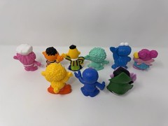 Sesame Street Workshop Figure Cake Topper Lot of 9