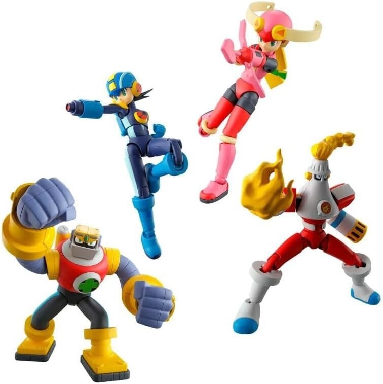 PSL SMP Mega Man Battle Network Rockman EXE Plastic model kits complete 4 BOX
