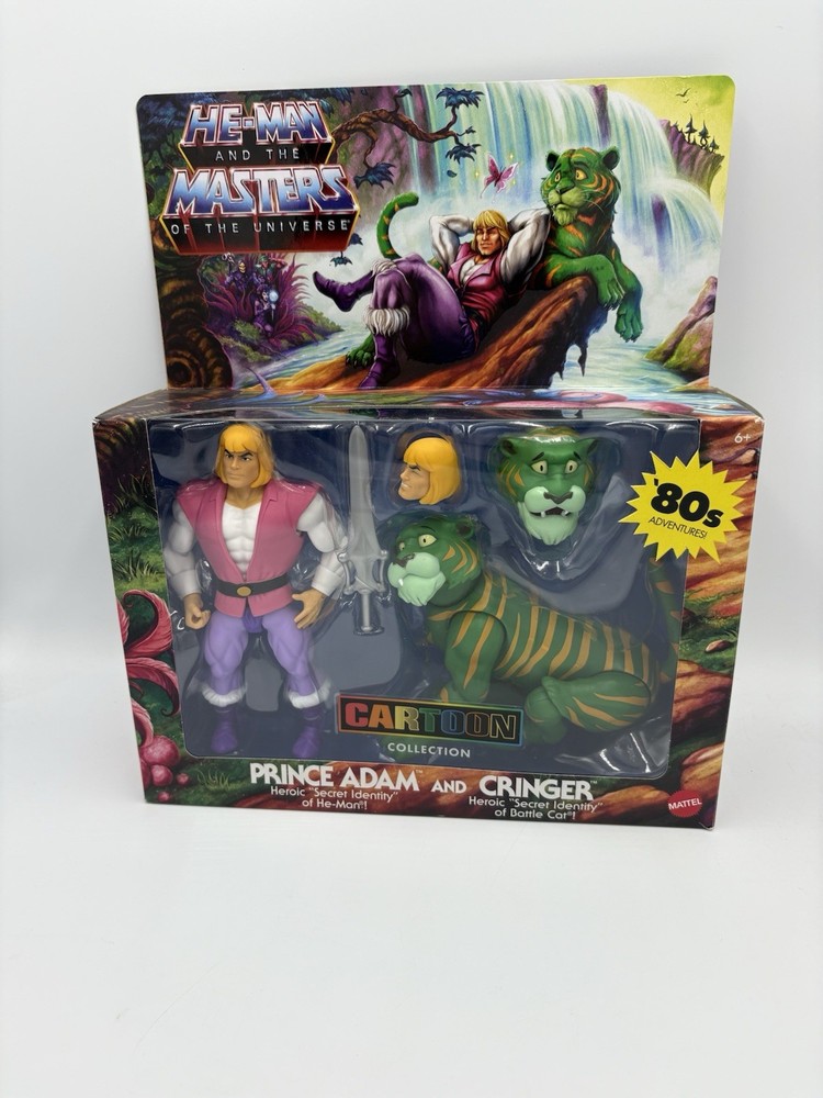 Masters Of The Universe Origins Cartoon Collection Prince Adam & Cringer 2 Pack