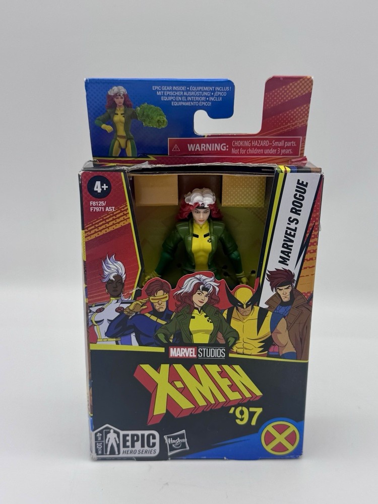 ROGUE 4” X-MEN ‘97 ACTION FIGURE – HASBRO EPIC HERO SERIES – NEW-IN-BOX!!