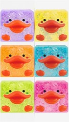 🐤🐤🧊 Duck Duck Cube! Squishy Sensory Toy 6pack | Multiple Colors | Viral | New