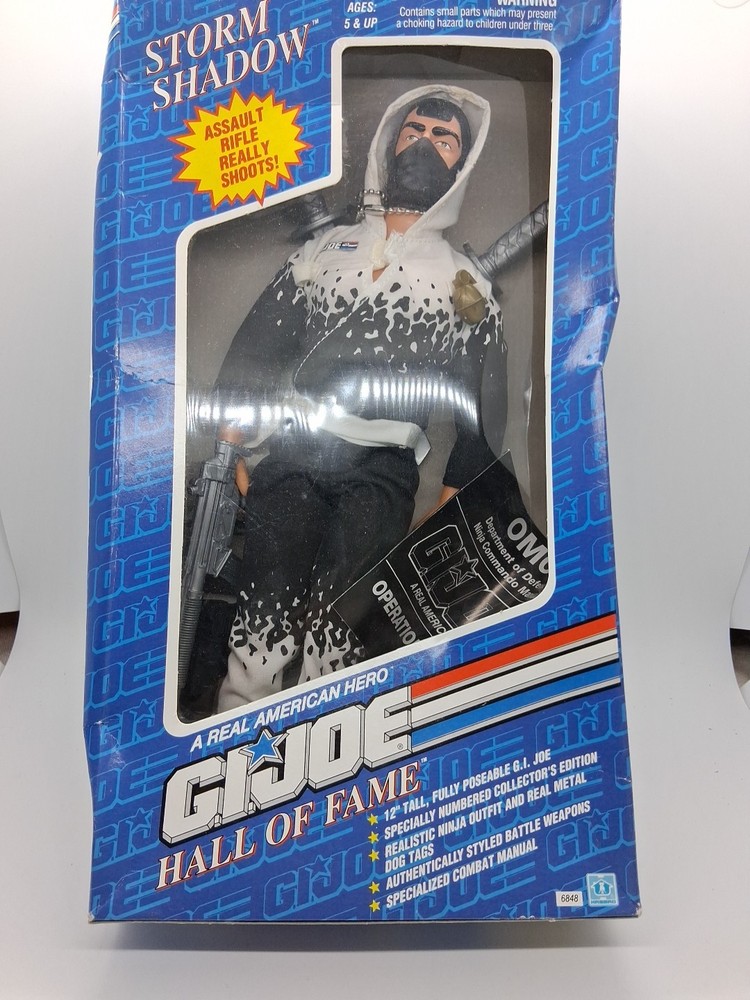 G.I.JOESTORM SHADOW 1992 WITH ASSAULT RIFLE 12″ FIGURE OPEN BOX GRRAT CONDITION