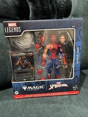 Marvel Legends Magic the Gathering Battle Damaged Spider-Man NIB Fast Ship