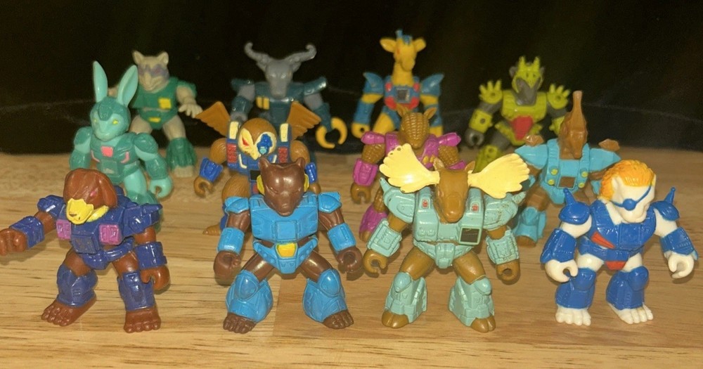 Battle Beast Lot Of 12 1987 Takara Pirate Wolf Armored Armadillo Knight Owl