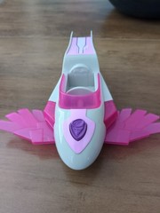 PAW Patrol Mighty Pups Charged Up SKYE Pink Deluxe Vehicle Light Sound Jet Plane