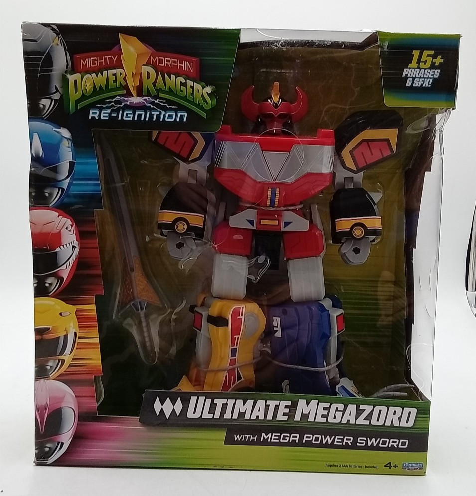 Mighty Morphin Power Rangers Re-Ignition ULTIMATE MEGAZORD NEW/BOX DAMAGE