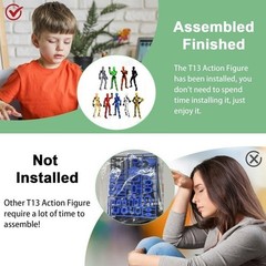 Intricately Designed T-13 Action Figure Set – 9PCS 3D Printed Fun for All Ages