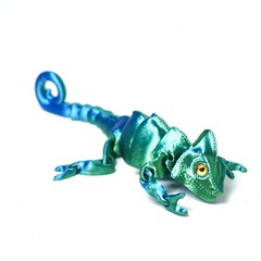 8.3inch 3D Printed Lizard Model,Articulated Animals Figure,Fidget Toy Home Decor