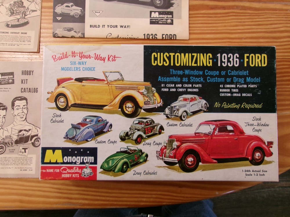 Monogram ~ 1961 Issue Customizing 1936 Ford Kit PC68-198 7/7