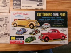 Monogram ~ 1961 Issue Customizing 1936 Ford Kit PC68-198 7/7