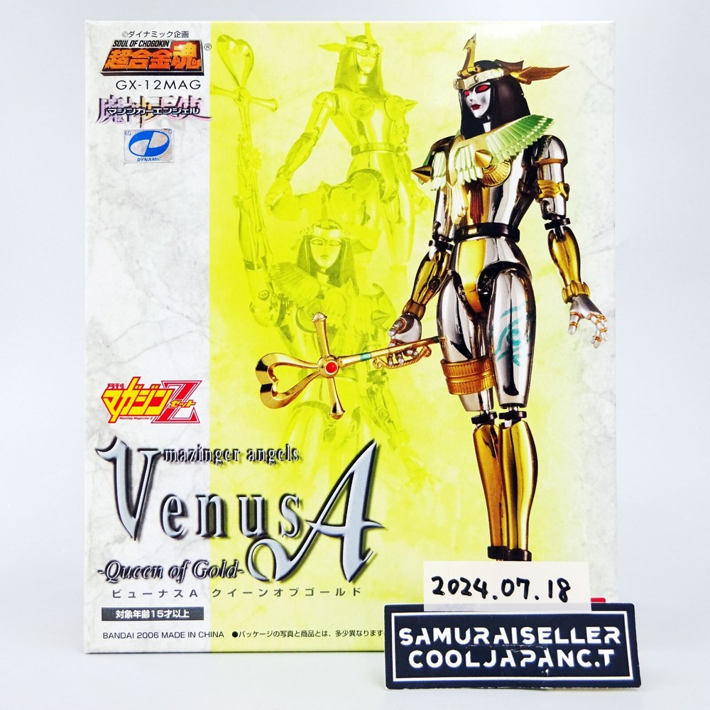 BANDAI Soul of Chogokin GX-12-MAG Mazinger Z Angels Venus A Queen of Gold NEW