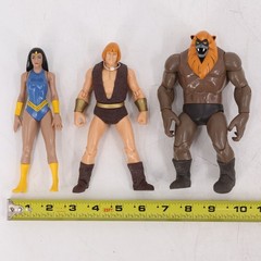 Thunder The Barbarian Ookla and Princess Ariel Action Figure Loose Set Vintage