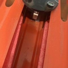 Vtg. 1966 Hasbro G.I. Joe Sea Sled INCOMPLETE Orange Black Toy Plastic Battery