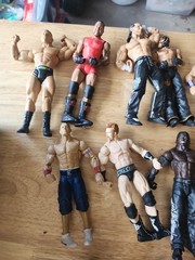 Huge Lot Of Used Wrestlers Mix Years! 32 Wrestlers Many Different Years