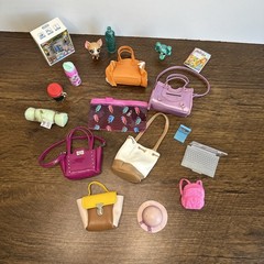 Zuru Mini Brands Fashion Bags Lot Plus Extras Barbie Accessory Laptop Dolls