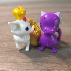 Disney Palace Pets Whisker Haven Tales Pumpkin Fox and Ash Dragon Figures Lot