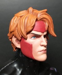 HEAD ONLY Marvel Legends Custom painted Image Youngblood Shaft WILDCATS SPARTAN