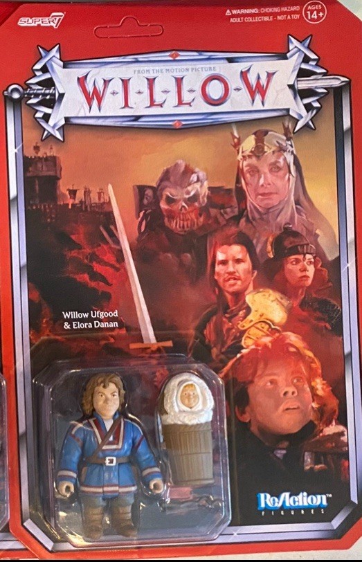 Rare New 2022 Disney D23 Expo Super7 Reaction Willow Ufgood 3.75″ W/ Elora Danan