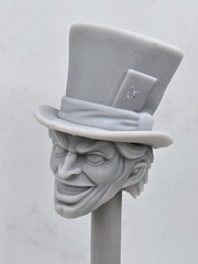 3d Printed MAD TOP HAT VILLIAN HEAD 1:12 6″ Classified Legends MULTIVERSE
