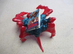 THE ANGRY RED PLANET SUPER RARE RAT BAT SPIDER RED VINYL WITH TAG RETRO FIGURE