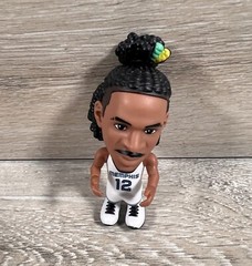 2023 Zuru NBA Ballers 5 Figure Ja Morant Memphis Grizzlies White Jersey