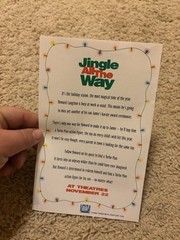 Turboman Rare Jingle All The Way Book Promo Rare Vintage New