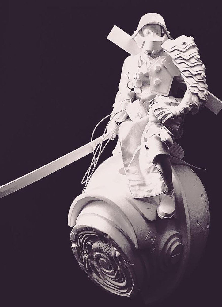 ThreeA Tomorrow Kings (TK) Shogun DIY White Figure 1/6 SEALED 2012