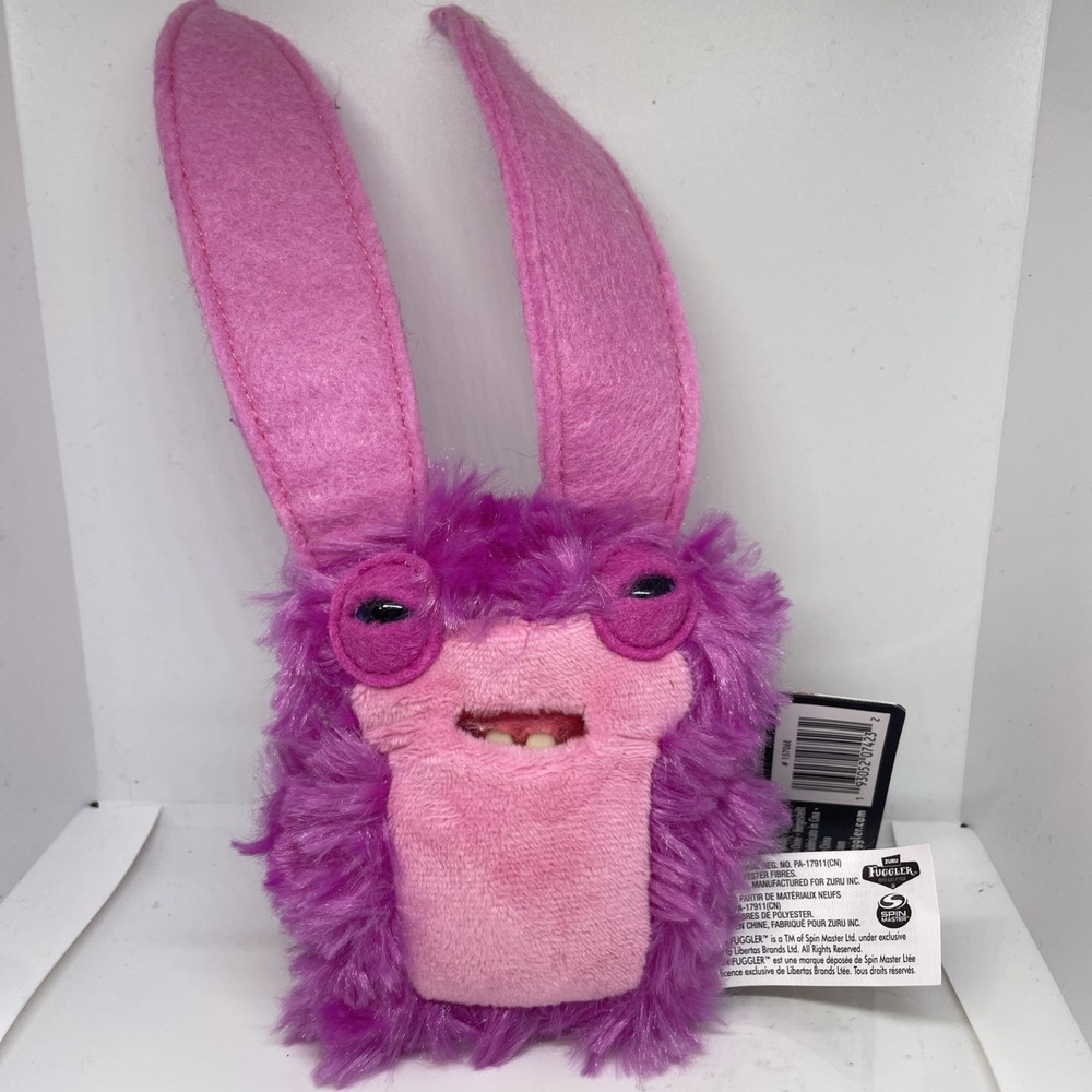 Fuggler Funny Ugly Monster Plush Doll Lord Long Ears Pink Keychain ITEM IN PICS