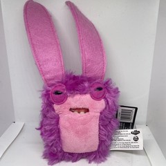 Fuggler Funny Ugly Monster Plush Doll Lord Long Ears Pink Keychain ITEM IN PICS