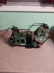 Chap Mei 18″ Long Soldier A Force Chinook Military Helicopter NOT COMPLETE parts