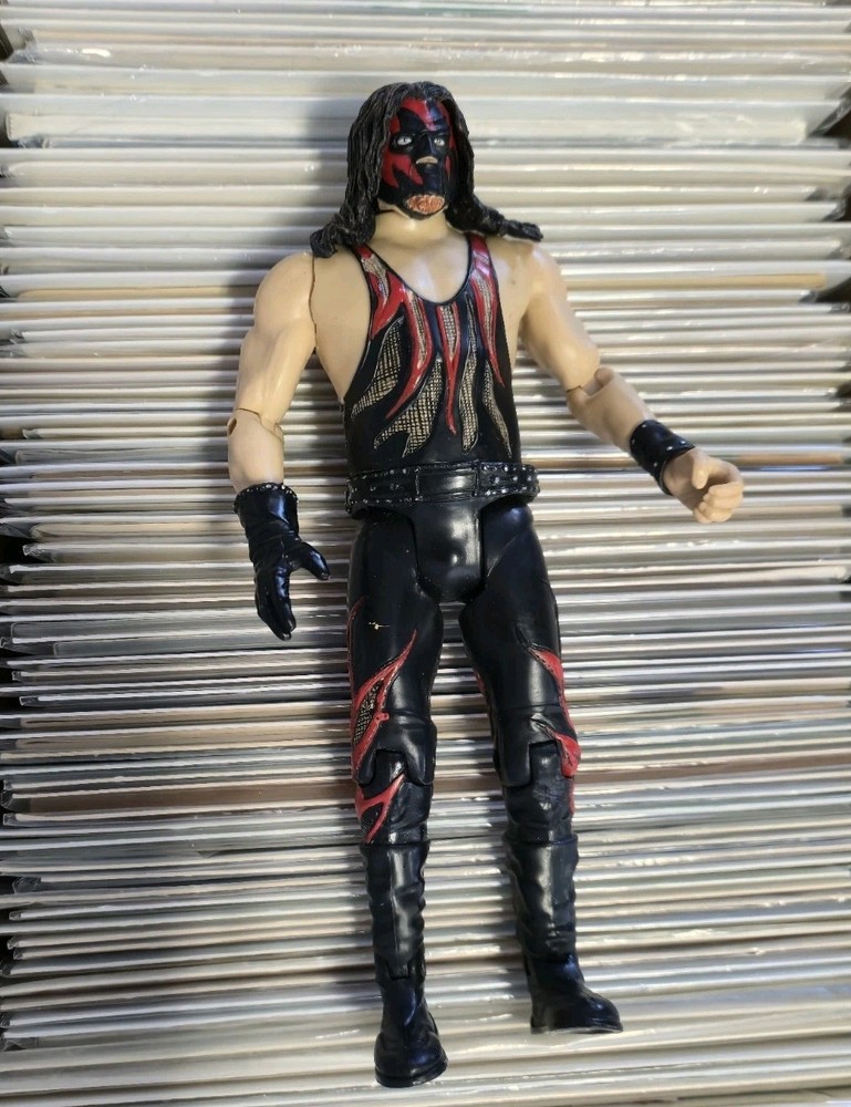 2001 Kane WWE WWF Action Figure Wrestling Jakks Pacific R3 R-3 Tech Series 3