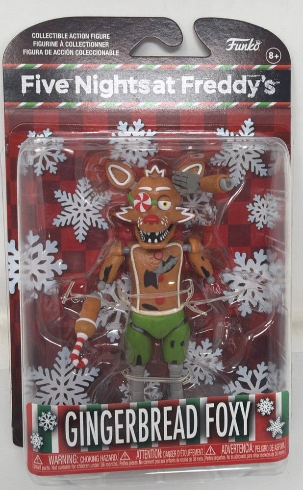 Five Nights at Freddy’s Holiday Gingerbread Foxy Funko New In Damaged Box!