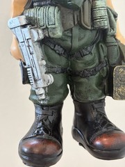9.5” SD Commando John Matrix Resin Bank Statue Figurine Special Force Toy Figure