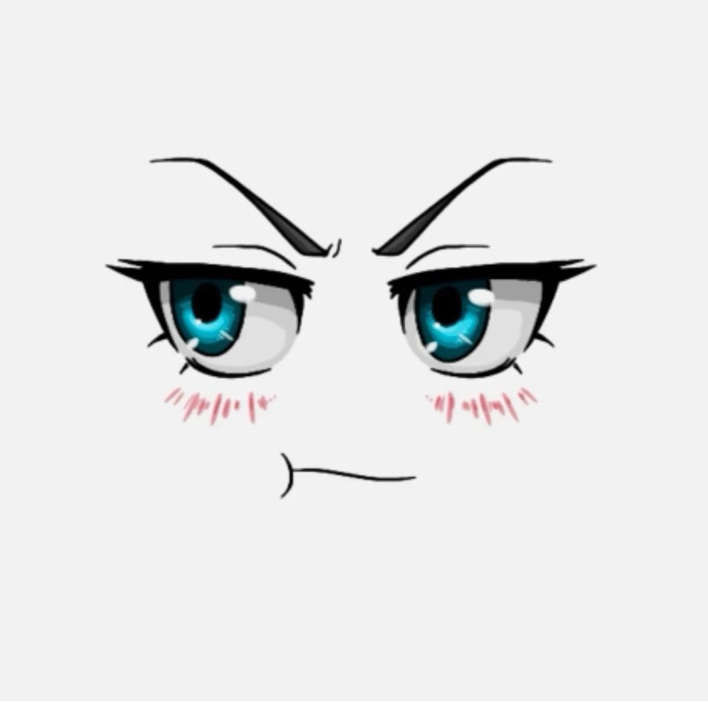 ROBL0X Tsundere Expression FACE – RARE FACE Toy Code – SENT IN EBAY MESSG