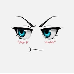 ROBL0X Tsundere Expression FACE – RARE FACE Toy Code – SENT IN EBAY MESSG