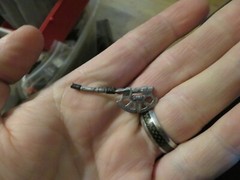 Action Figure Axe Weapon Double Blade