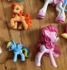 My Little Pony Lot Figures Comb MLP Flocked Mixed Mini Megan Hasbro Toys