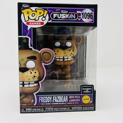 Funko Pop! Fusion, Freddy Fazbear with Pizza Launcher #1096 CHASE w/ Protector